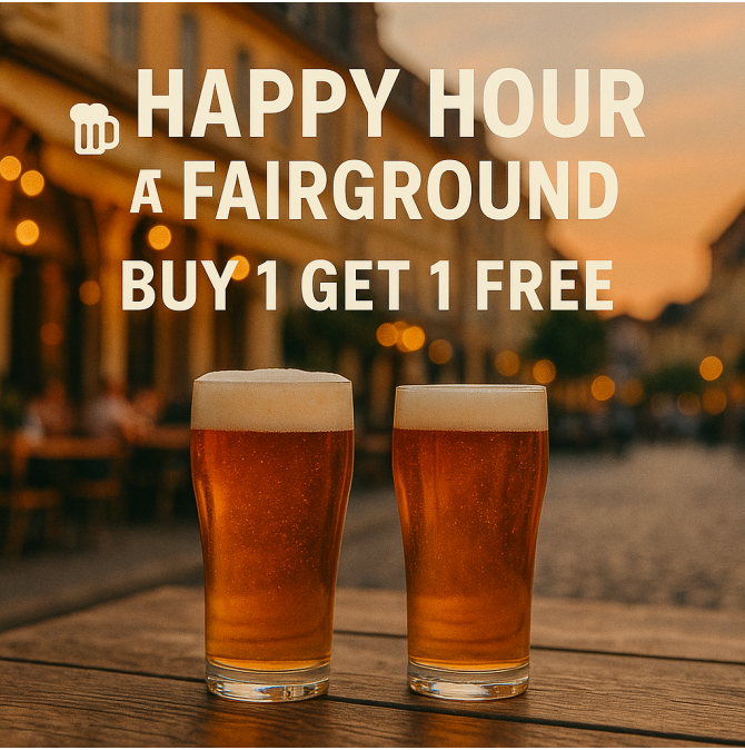 HAPPY HOUR★ビール1杯オーダーで、もう1杯無料！